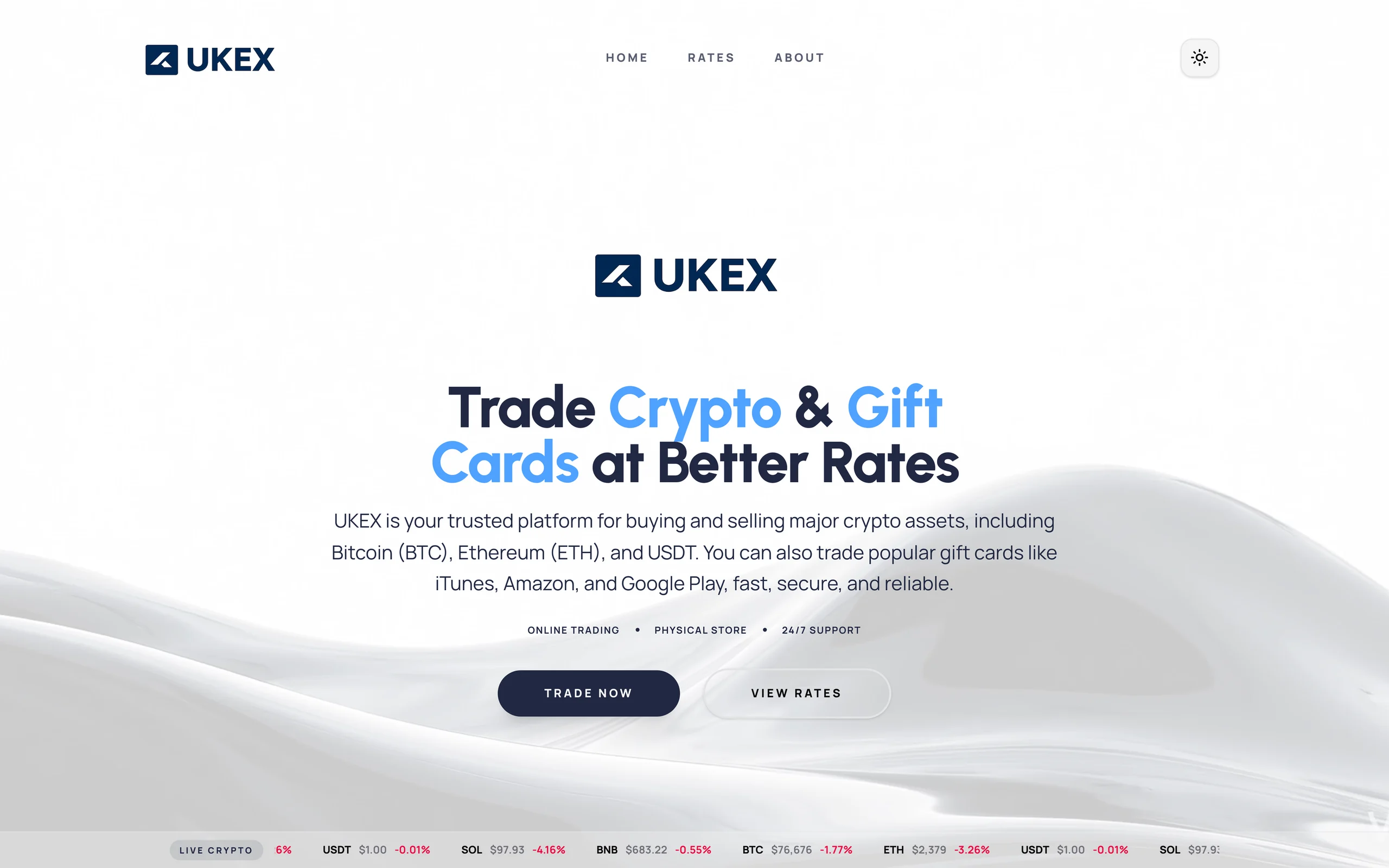 The rebuilt homepage.